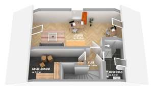 Schönes Reihenendhaus  mit Garten, Garage und Stellplatz in Nürnberg-Gebersdorf – Die vollständige Adresse der Immobilie erhältst du vom Anbieter., 90449 Gebersdorf, Nürnberg – Vorschaubild 27
