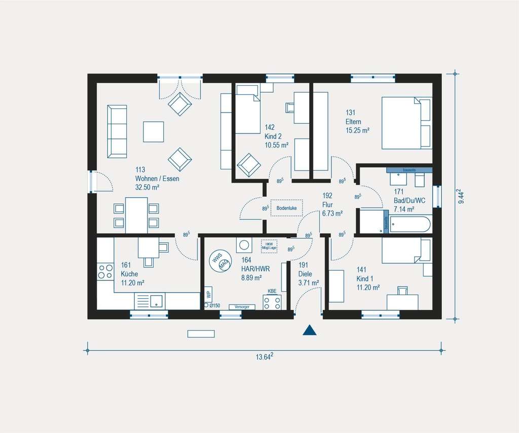 Immobilie in Esthal - Individueller Bungalow in Esthal - Ihr Traumhaus nach Maß mit allkauf Dienstleistungspaketen - Bild 3
