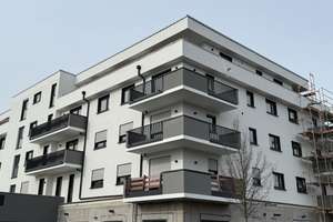Hochwertige 3-Zimmer-Neubauwohnung mit überdachtem Balkon im 2. OG in Bretten