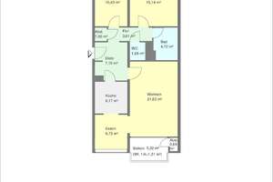 Große 3-Zimmer-Wohnung in Dortmund-Lütgendortmund mit WBS – Auf dem Toren 11, 44388 Lütgendortmund (Ortsteil), Dortmund – Vorschaubild 3
