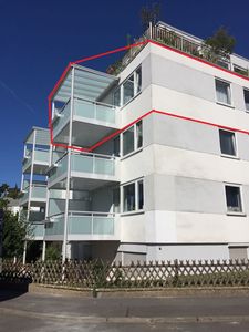 3 Zimmer Wohnung in Bad Nauheim hell und ruhig mit großem Balkon