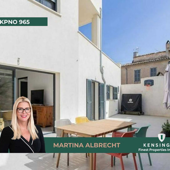 Moderne Doppelhaushälfte mit Dachterrasse und Garage im Herzen von Artà