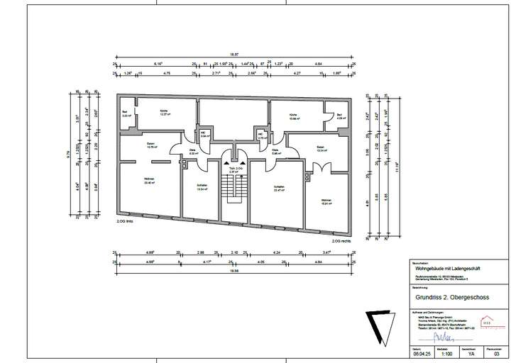Grundriss 2. Obergeschoss