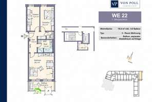 78,9 m² Neubaukomfort im Bayerischen Viertel – zentrumsnah und bestens angebunden – Die vollständige Adresse der Immobilie erhältst du vom Anbieter., 1069 Südvorstadt-West, Dresden – Vorschaubild 5