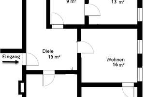 4-ZKDB Wohnung im 1. OG – ca. 100 m2 in zentraler und ruhiger Lage  – Schlachthausstraße 21, 57072 Siegen, Siegen – Vorschaubild 2