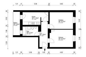 FÜR KAPITALANLEGER! Vermietete 2-Zimmer-Wohnung mit Sonnenbalkon im 2. Obergeschoss! – Franz-Mehring-Str. 59, 8058 Pölbitz, Zwickau – Vorschaubild 8