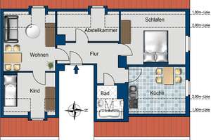 3-Zimmer-Wohnung – Perle im DG, wird komplett saniert – An der Overbergschule 6, 56073 Goldgrube, Koblenz – Vorschaubild 3