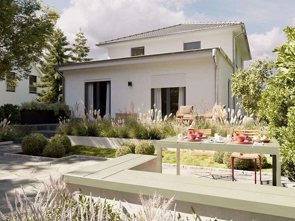 Gartenansicht Staffelgeschoss