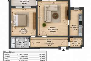 Helle Wohnung mit schöner Terrasse in Top-Lage von Düsseldorf-Oberkassel – provisionsfrei – 40545 Oberkassel, Düsseldorf – Vorschaubild 18