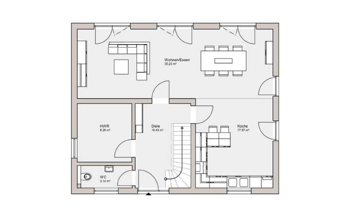 Grundriss Erdgeschoss