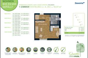 Schöne 1-Zimmer-Wohnung mit EBK und Aufzug – Nürnberger Straße 153, 91052 Rathenau, Erlangen – Vorschaubild 8