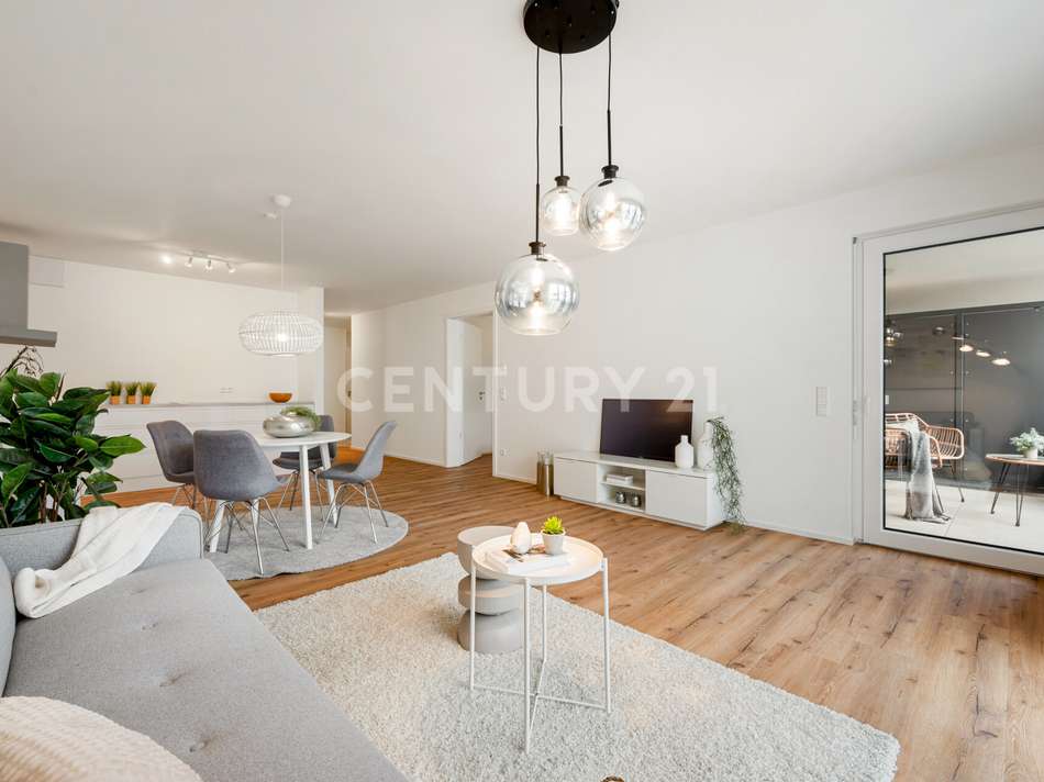 Wohnzimmer mit Zugang zum Balk