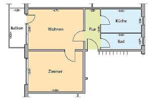 2 Zimmer Wohnung in der Südstadt – 18059 Südstadt, Rostock – Vorschaubild 8