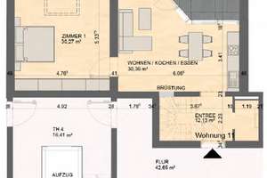 Raum für Ansprüche – Hochwertige Maisonettes in repräsentativer Lage – Die vollständige Adresse der Immobilie erhältst du vom Anbieter., 76133 Innenstadt-Ost, Karlsruhe – Vorschaubild 10