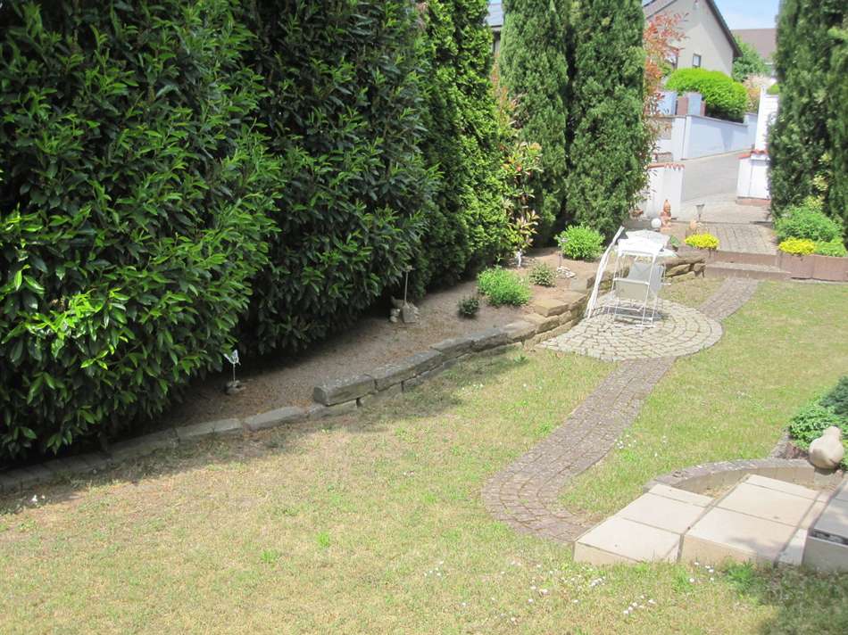 Garten Westseite