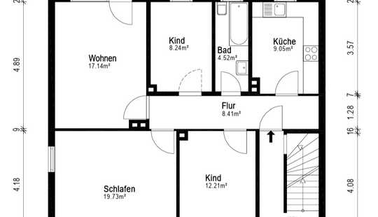 Bild von Kirchrode zwei 4 Zi Whgen. frei+ vermietet + Dachbodenanteil als Ausbaureserve +Garten