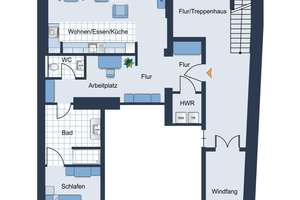 Luxuriöse 2-Zimmer-Terrassenwohnung auf der Lübecker Altstadtinsel !  
Kernsaniert ! Denkmalschutz  – Die vollständige Adresse der Immobilie erhältst du vom Anbieter., 23552 Innenstadt, Lübeck – Vorschaubild 23