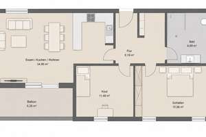 Moderne 3-Zimmer-Neubauwohnung mit Balkon, Aufzug und Stellplatz in Essen-Katernberg – Die vollständige Adresse der Immobilie erhältst du vom Anbieter., 45327 Katernberg, Essen – Vorschaubild 9