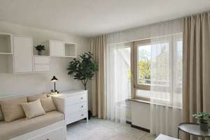 Modern möbliertes 1-Zimmer-Apartment mit Balkon & Stellplatz – direkt am Uni-Campus Vaihingen