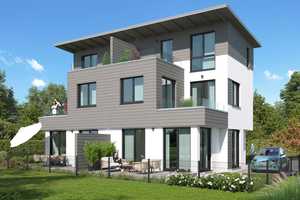 RUHIG - URBAN - IDYLLISCH:  Energieeffiziente Neubau-Doppelhaushälfte für Paare und Familien – Olewischtwiet °, 22177 Hamburg – Vorschaubild 1