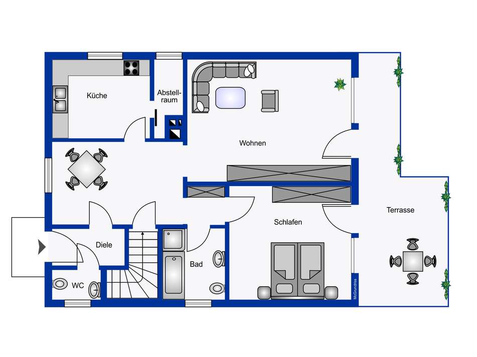 Grundriss Erdgeschoss