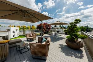 Traumhafter Skylineblick - Exklusives Penthouse mit Rooftop im Frankfurter Diplomatenviertel – 60487 Bockenheim, Frankfurt am Main – Vorschaubild 4