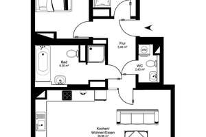 Erstbezug: Sonnige & möblierte 3 Zimmerwohnung im Herzen von München – Maistraße 6, 80337 Am alten südlichen Friedhof, München – Vorschaubild 14