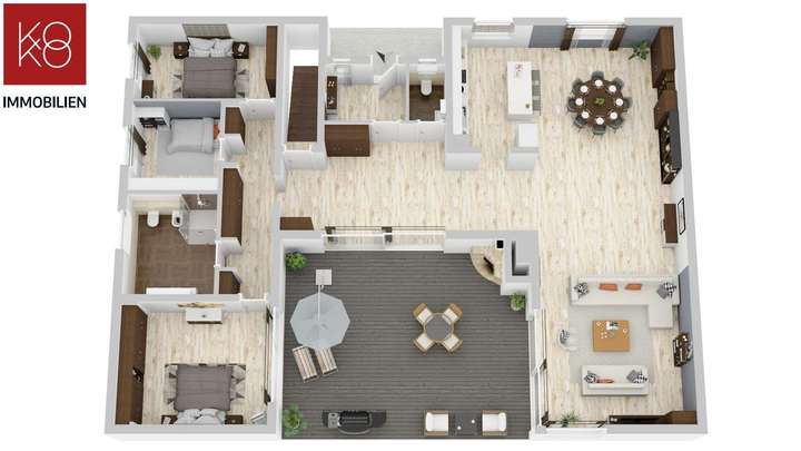 Visualisierung Erdgeschoss Gru