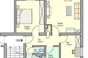 Helle 3-Zimmer-Wohnung mit Balkon in Salach – Kornbergstraße 12, 73084 Salach – Vorschaubild 5