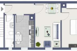 Renovierte Altbauwohnung: 2 Zimmer + neue EBK in Hinterhauslage nahe Mendelssohnplatz/ KIT – Rüppurrer Str. 20b, 76137 Südstadt, Karlsruhe – Vorschaubild 9