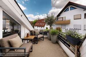 Modernisierte Maisonette mit Süd-Balkon – 3,5 Zimmer auf zwei Ebenen in Möhringen – 70567 Möhringen-Süd, Stuttgart – Vorschaubild 3