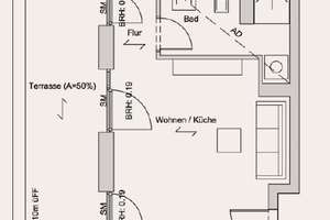 Perfekt für uns: individuelle 2-Zimmer-Wohnung mit großem Balkon im Erstbezug – Johann-Eck-Straße 4, 4315 Neustadt-Neuschönefeld, Leipzig – Vorschaubild 7
