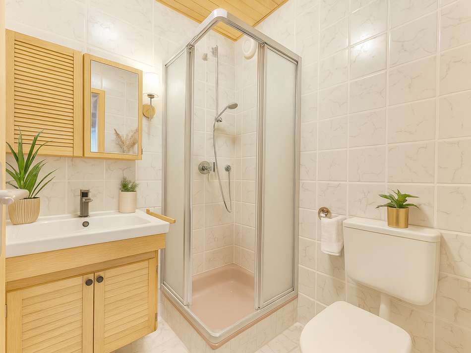 Badezimmer - Digitales Staging