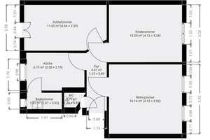 Erstbezug nach Sanierung, 2-Zi-Wohnung, 56 m² – Elisenstr. 21, 39112 Fermersleben, Magdeburg – Vorschaubild 8