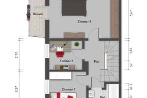 Modernisierungsbedürftiges Endreihenhaus in begehrter Wohnlage zum Kauf in Rahlstedt - Wentzel Dr. – 22143 Rahlstedt, Hamburg – Vorschaubild 7
