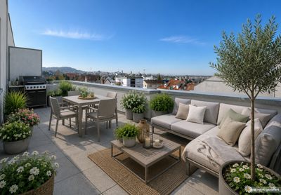 RESERVIERT: Wohnen mit Weitblick – Exklusive Dachgeschosswohnung mit traumhaftem Panoramablick