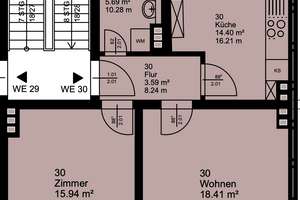 Sanierte 2-Raum-Wohnung mit EBK – Ackerstr. 36, 39112 Sudenburg, Magdeburg – Vorschaubild 6