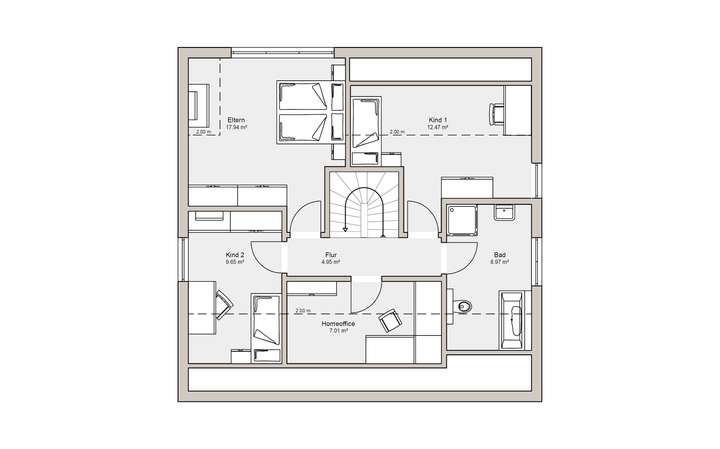 Grundriss Dachgeschoss