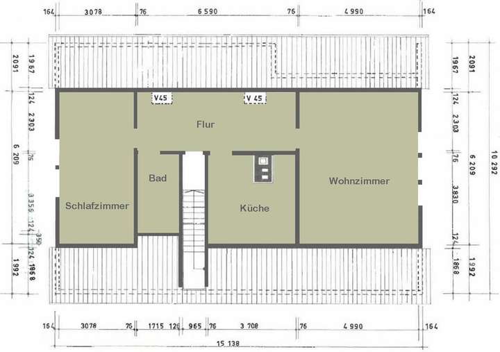 H 342 Grundriss Dachgeschoss