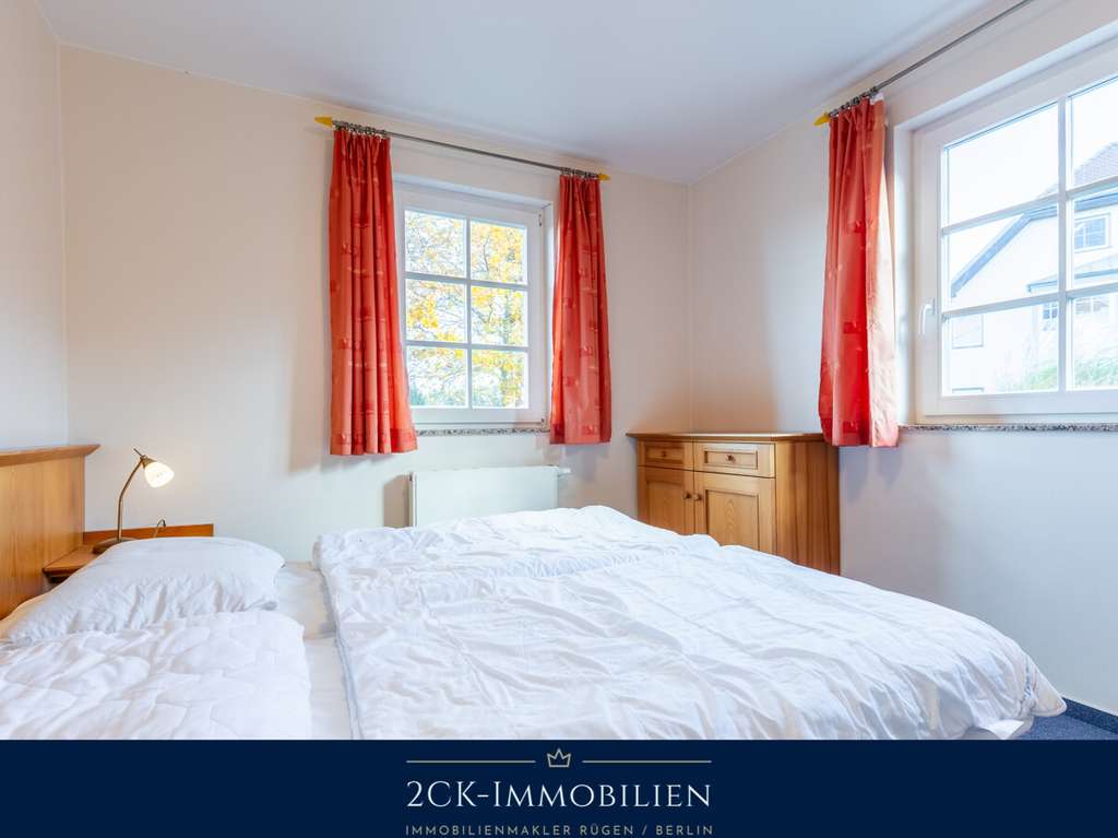 Immobilie in Mönchgut - 2 Zimmer Ferienwohnung in Strandnähe, mit Terrasse, Boddenblick und Stellplatz, Ostseebad Mönchgut! - Bild 4