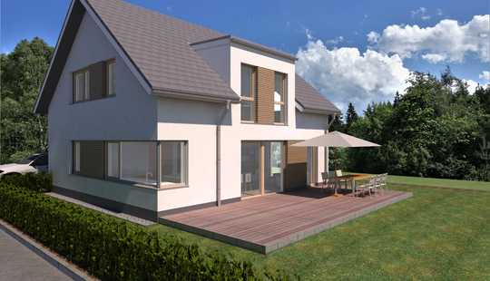 Bild von Erstbezug: Neubau Einfamilienhaus auf sehr schönem Grundstück