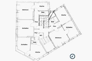 Gründerzeit-Mehrfamilienhaus mit 12 Wohneinheiten und Ausbaureserve in zentraler Lage von Ottensen – Die vollständige Adresse der Immobilie erhältst du vom Anbieter., 22765 Ottensen, Hamburg – Vorschaubild 11