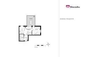 The Penthouse! Lichtdurchflutete 2-Zimmer Wohnung mit großer Terrasse – Flössergasse 18, 81369 Untersendling, München – Vorschaubild 17