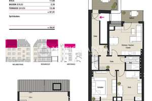 NEU: PENTHOUSE-MAISONETTE MIT ZWEI TERRASSEN, VIEL RUHE, MITTEN IM STADTLEBEN +PROVISIONSFREI+ – Die vollständige Adresse der Immobilie erhältst du vom Anbieter., 50968 Bayenthal, Köln – Vorschaubild 15