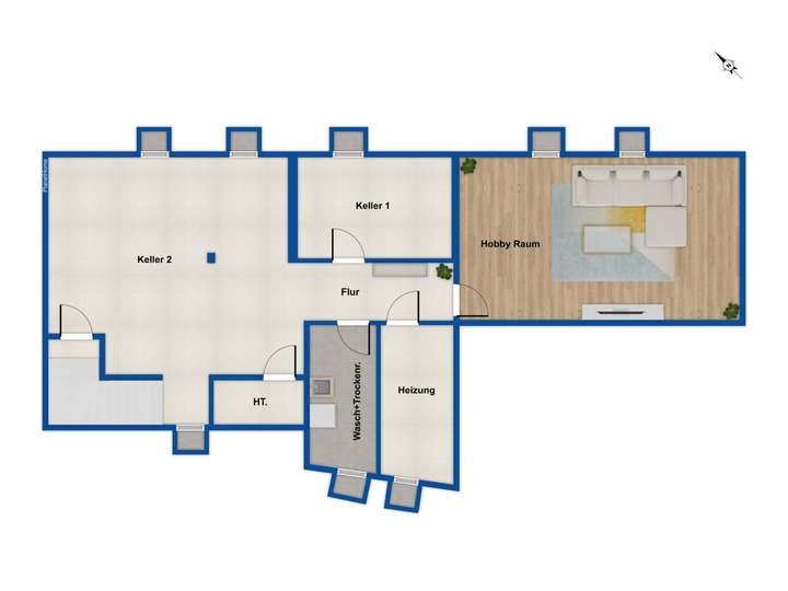 Grundriss Kellergeschoss