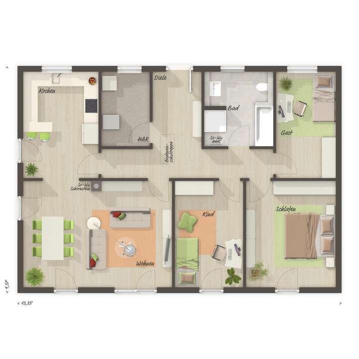 Bungalow-110-Erdgeschoss