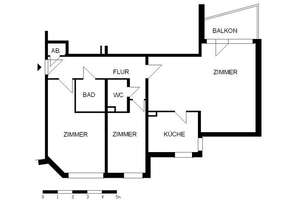 Attraktive  3-Zimmer-Wohnung mit Balkon in Mönchengladbach Odenkirchen – Hoemenstraße 29, 41199 Odenkirchen-Mitte, Mönchengladbach – Vorschaubild 5