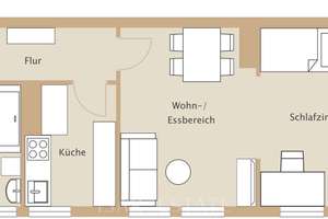 Mittendrin und absolut ruhig: Vermietete 1 1/2-Zimmer-Wohnung in Toplage am Elisabethmarkt – Die vollständige Adresse der Immobilie erhältst du vom Anbieter., 80796 Neuschwabing, München – Vorschaubild 9