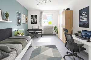 MIETE: Große 4-Zimmer mit  Südbalkon - auch als WG möglich – Die vollständige Adresse der Immobilie erhältst du vom Anbieter., 86179 Haunstetten-Ost, Augsburg – Vorschaubild 8