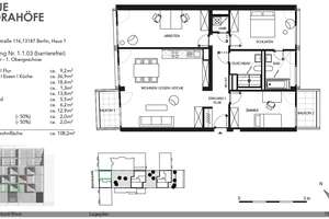 4 Zimmer Neubau-Wohnung mit 108 m² Wohnfläche in Berlin-Pankow – Die vollständige Adresse der Immobilie erhältst du vom Anbieter., 13187 Pankow (Ortsteil), Berlin – Vorschaubild 2